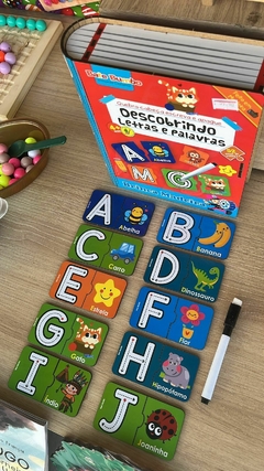 Quebra-Cabeça Escreva e Apague Letras e Palavras - Ekko Brinquedos Educativos