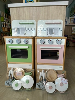 Combo fogão + kit panelinhas - Ekko Brinquedos Educativos