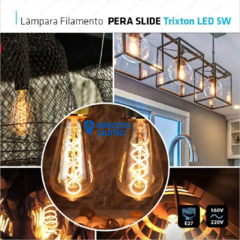 LAMPARA PERA SLIDE LED VINTAGE - TRYXTON - comprar online