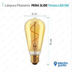 LAMPARA PERA SLIDE LED VINTAGE - TRYXTON - tienda online