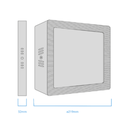 PLAFON LED CUADRADO 18W PLATIL - MACROLED - comprar online