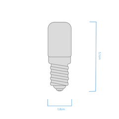 LAMPARA FRIDGE PERFUME LED 1,8W E14 - MACROLED - - comprar online