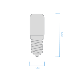 LAMPARA FRIDGE PERFUME LED 3W E14 - MACROLED - - comprar online