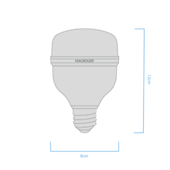 LAMPARA LED BULBON 19W E27 - MACROLED - - comprar online