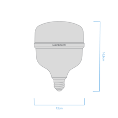 LAMPARA LED BULBON 48W E27 - MACROLED - - comprar online
