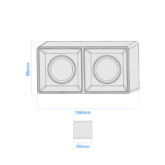 PLAFON PC P/DICRO MR16 X2 CLBCO / CLNGRO- MACROLED- en internet