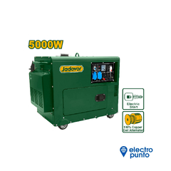 GRUPO ELECTROGENO 5000W 17L DIESEL - JADEVER