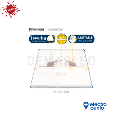 PANEL CUADRADO SIN MARCOS 12 a 24w - LUZ FRIA - AJUSTABLE - ELECTRO PUNTO