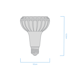 LAMPARA LED MASTER PAR30 30W E27 - MACROLED - - comprar online