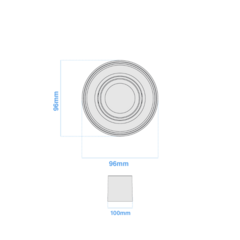 PLAFON PC P/DICRO MR16 X1 RRBCO / RRNGO- MACROLED- en internet