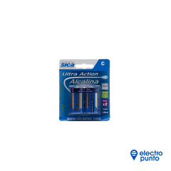 PILAS ALCALINAS C MEDIANAS 15v BLISTER X 2 UNIDADES 915133 - SICA - comprar online