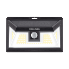 ARTEFACTO SOLAR LED PARA PARED C/SENSOR DE MOV 5W -MACROLED - comprar online