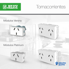 TOMA CORRIENTES 20A PLATINUM 60059- JELUZ - comprar online