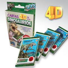 Cartas 4D de los Dinosaurios