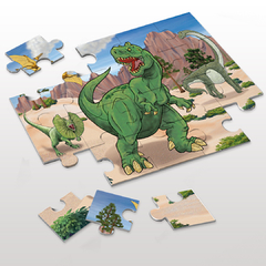 Dinosaurios asombrosos - Libro más rompecabezas en internet