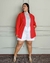 MAX BLAZER LEIDY DE LINHO VERMELHO - 10191 - comprar online