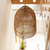 COLGANTE - FELICIA - CANASTO DE RATTAN Ø40cm / COMPLETO - LISTO PARA INSTALAR - comprar online