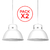 PACK X2 /// COLGANTE - CARHUE MINI - GALPONERO ø28 CM + LAMPARAS LED 7W - comprar online