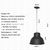PACK X2 /// COLGANTE - CARHUE MINI - GALPONERO ø28 CM + LAMPARAS LED 7W - tienda online