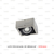 PLAFON - PICASSO - BOX DE CHAPA 1 LUZ AR111 *** SIN LAMPARA*** - tienda online