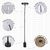 COLGANTE - FILO - SIMPLE CON CABLE TEXTIL X 1,5 MT (cable a tono) - tienda online