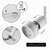 PACK // RIEL 2 MT BLANCO + CABEZALES ALUMINIO ORIOL + CONECTOR + ADAPTADORES + DICROLED en internet