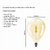 LAMPARA FILAMENTO LED GOTA GLOBO GRANDE GOLDEN - comprar online