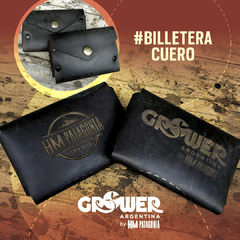 BILLETERA DE CUERO GROWER HM