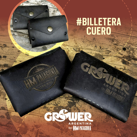 BILLETERA DE CUERO GROWER HM Grower Argentina
