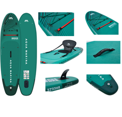 TABLA STAND UP PADDLE INFLABLE "BREEZE" 100 Kgs MODELO 2023 CON ASIENTO ISUP