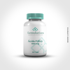 Ácido Fólico 800mcg Farmácia Formularium Suplemento 30 Cáps