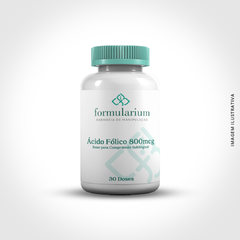 Ácido Fólico 800mcg Base Comprimido Sublingual 30 Doses