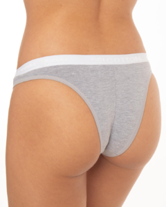 Calcinha Feminina Tanga Algodão Elástico Personalizado - Delcotton