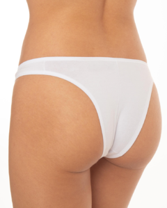 Kit 3 calcinhas tanga sexy bordada - R$ 26.00, cor Multicolor (branca,  vermelha, de algodao) #131465, compre agora