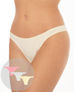 Kit 3 calcinhas tanga sexy bordada - R$ 26.00, cor Multicolor (branca,  vermelha, de algodao) #131465, compre agora