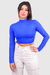 Cropped Costas Abertas Isadora Azul - comprar online