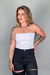 Blusa Tube Top Gabriela Branco na internet