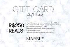 Gift Card MARBLE - Cartão Presente MARBLE - loja online