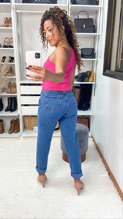 Calça Mom Jeans Diana- 100% algodão - MARBLE