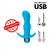 Plug Prostático Vibrador USB 9 x 3 cm - comprar online