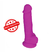 Consolador 100% Silicona Purple Estándar 16 x 4 cm - comprar online