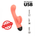 Vibrador Paula 5 USB 19 x 4,5 cm - comprar online