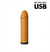 Vibrador Tommy USB 15 x 3,7 cm - comprar online