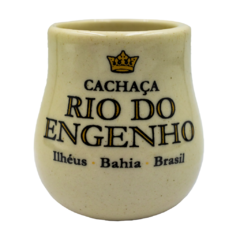 Copinho de Porcelana Cachaça Rio do Engenho - bojudo 50ml - comprar online