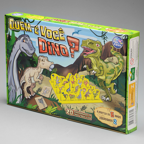 Jogo Quem É Você Dino Cara Cara Dinossauros Pais & Filhos - Pais e