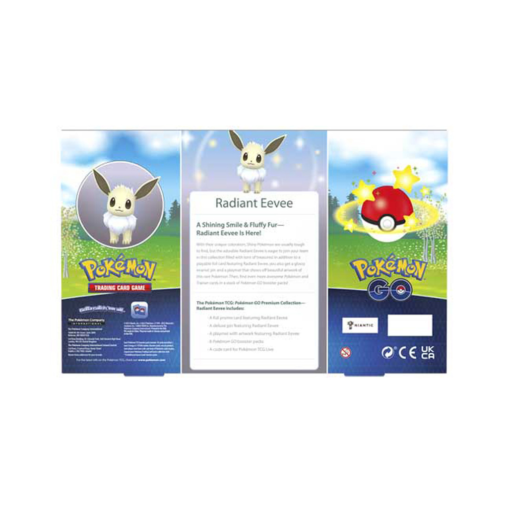 Jogo de Cartas Pokemon GO Box Especial Eevee Radiante Copag