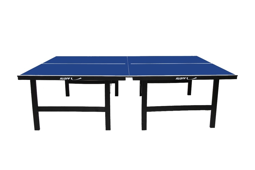 Mesa de Ping Pong / Tênis de Mesa Klopf - 25 mm - Preto+Azul