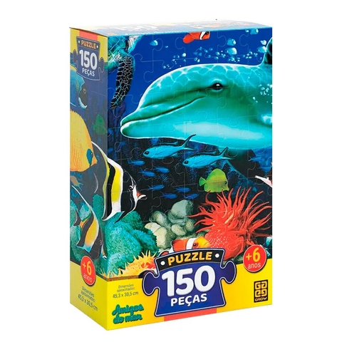 Quebra Cabeça Veneza Grande 1000 peças 54x74 cm Puzzle Jogo Premium  Presente Adulto Criança Lógica Raciocínio Mil pçs - Pais & Filhos - Quebra  Cabeça - Magazine Luiza