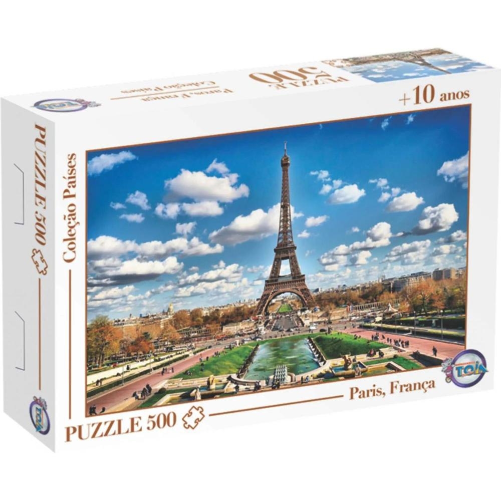 Quebra Cabeça Puzzle 500 Pçs Paris França