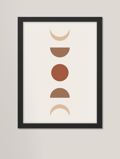 Quadro decorativo - fases da lua